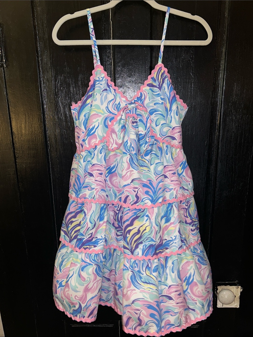 Simply Southern | Pastel Swirl Tiered Sundress - Picture 9 of 10